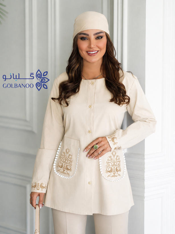 تونیک گلدوزی دلانا