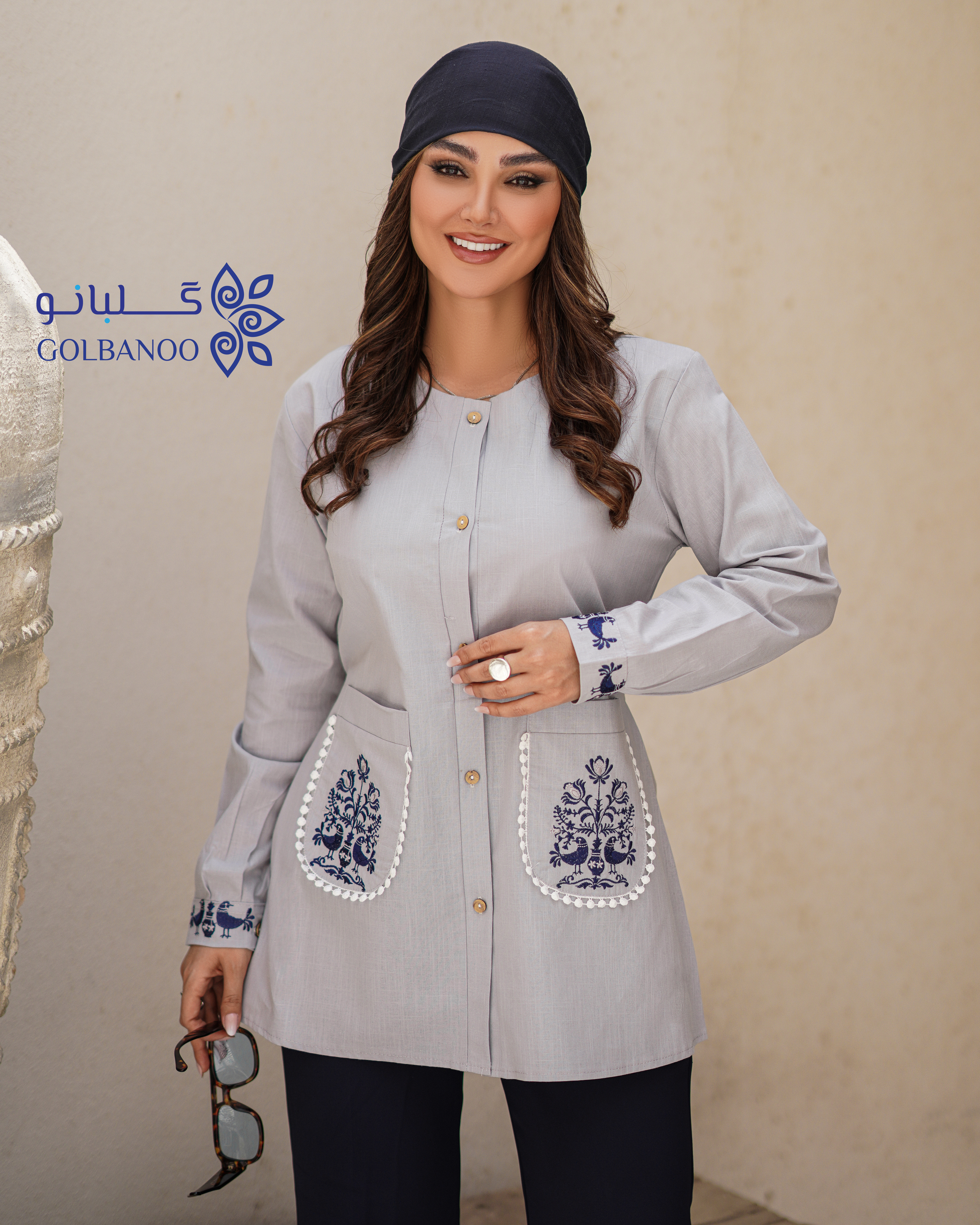 تونیک گلدوزی دلانا