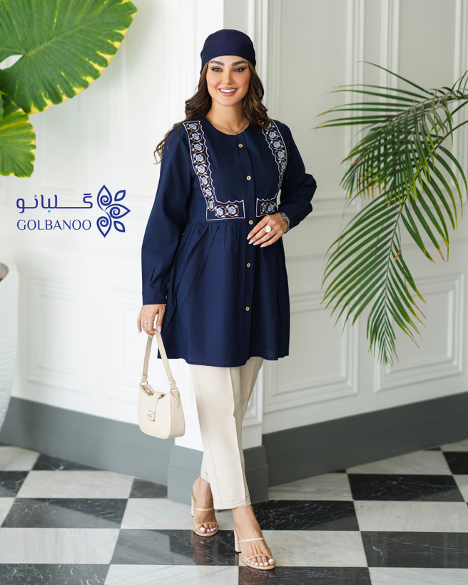 تونیک گلدوزی ساغر