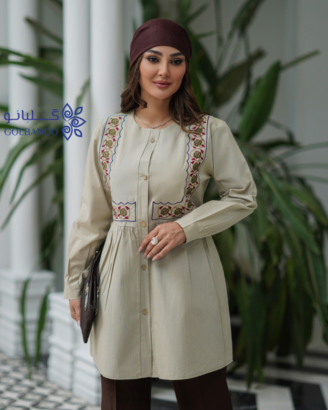 تونیک گلدوزی ساغر