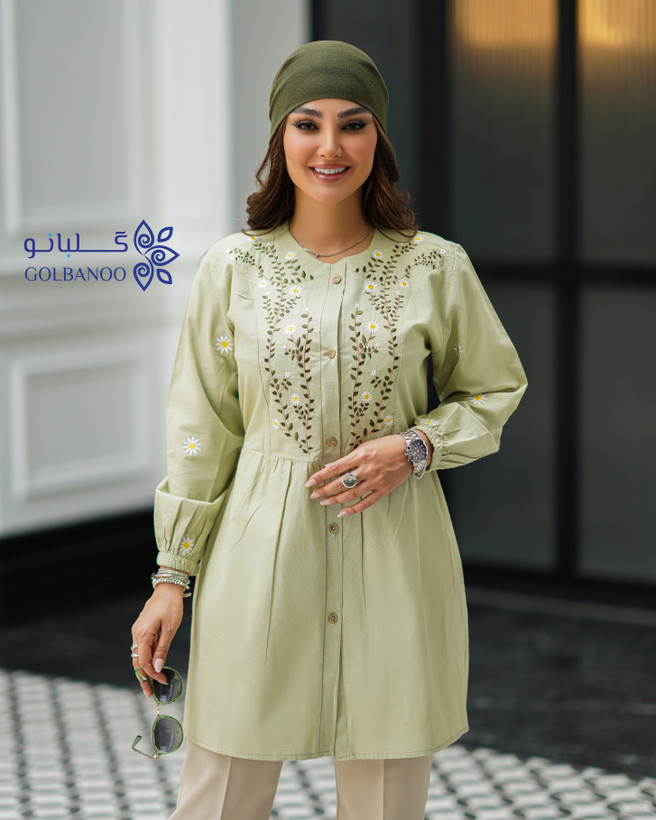 تونیک گلدوزی بابونه