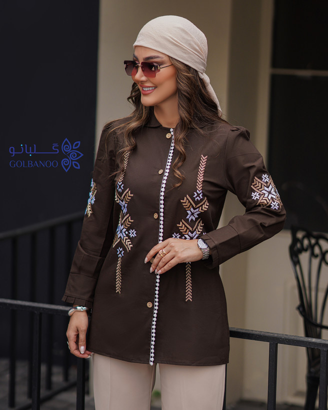 شومیز گلدوزی نیکی