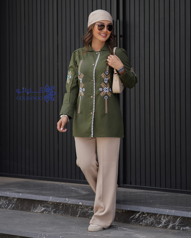 شومیز گلدوزی نیکی