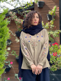 شومیز گلدوزی دلناز