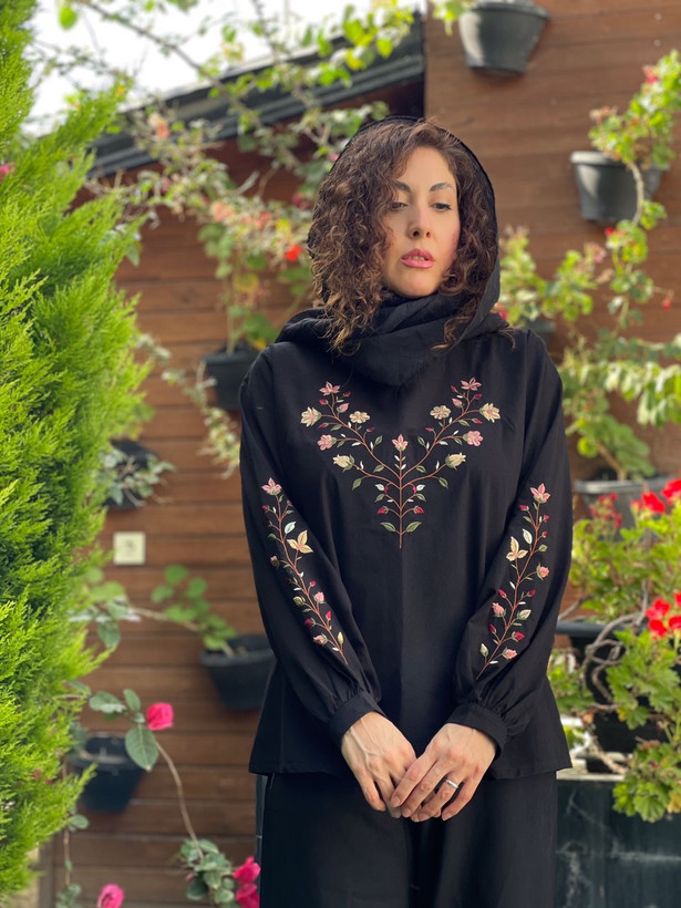 شومیز گلدوزی دلناز