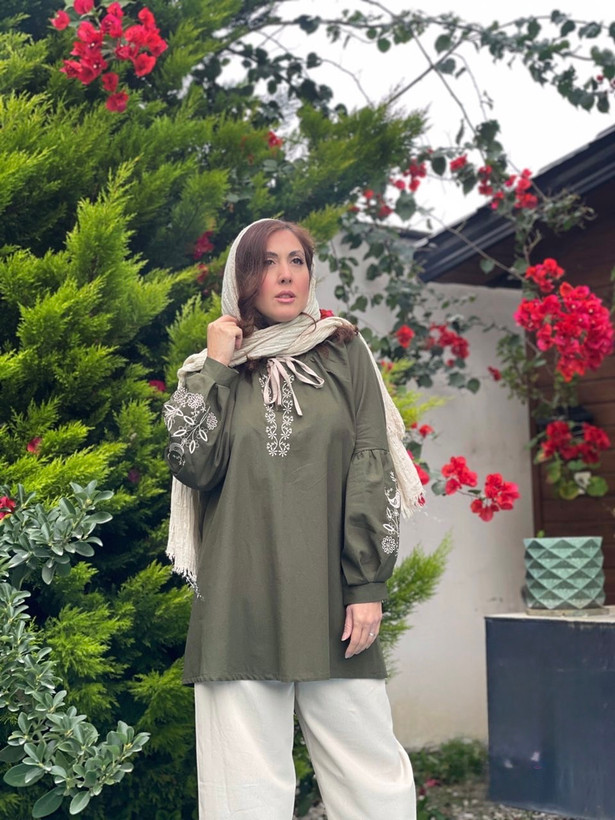 تونیک گلدوزی راز
