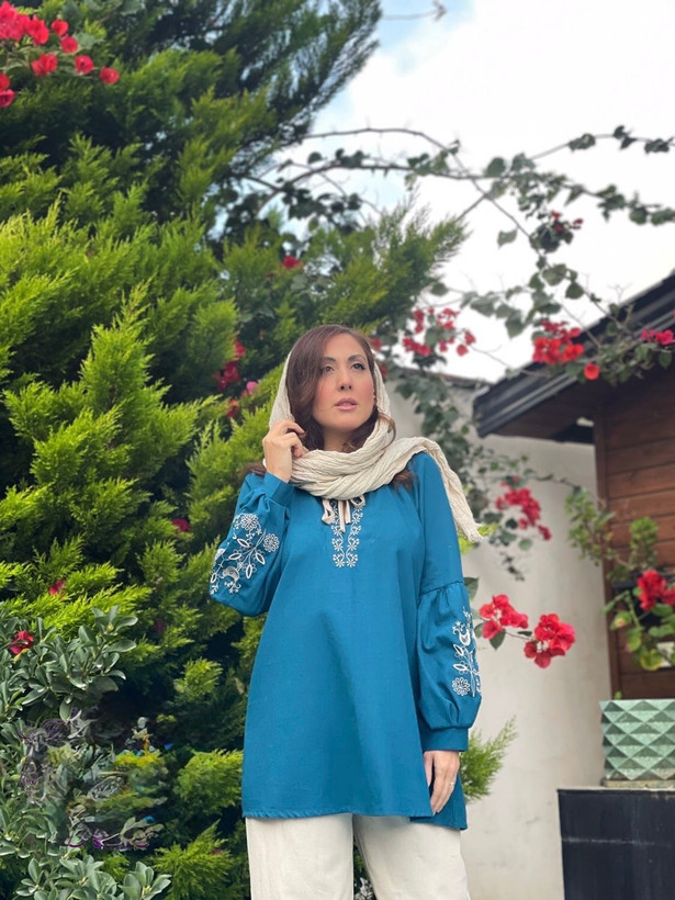تونیک گلدوزی راز