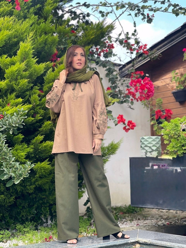 تونیک گلدوزی راز