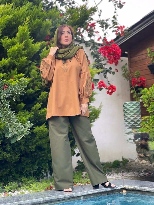 تونیک گلدوزی راز