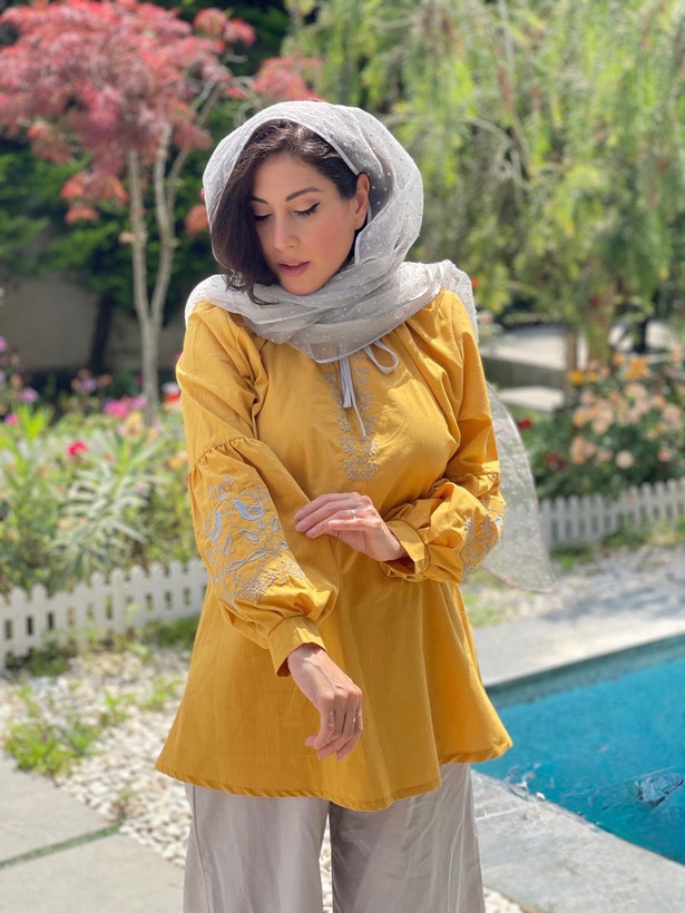 تونیک گلدوزی راز