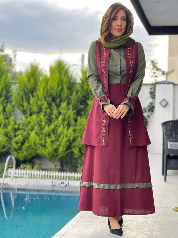 پیراهن سارافون گلشید