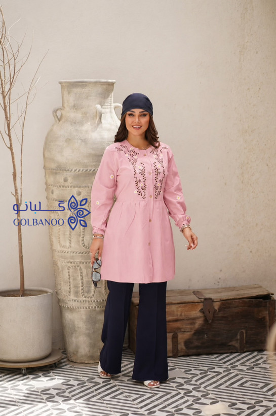 تونیک گلدوزی بابونه